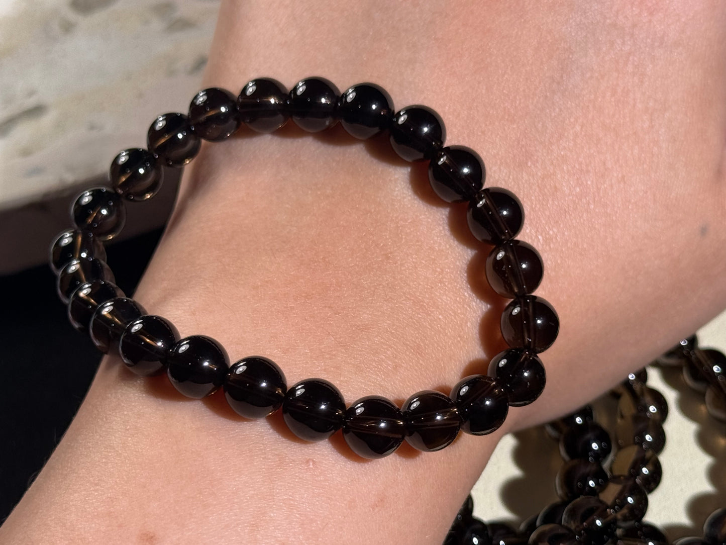 Smoky Quartz Crystal Bracelet