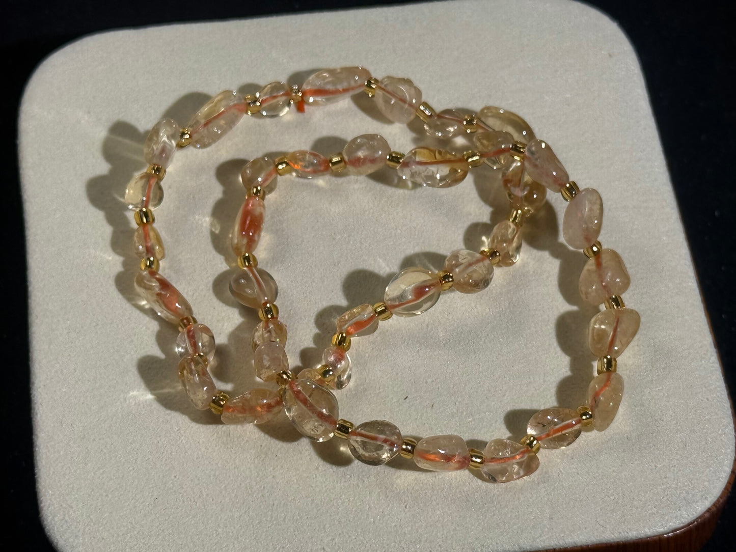 Pulsera de citrino de forma libre - 9,9