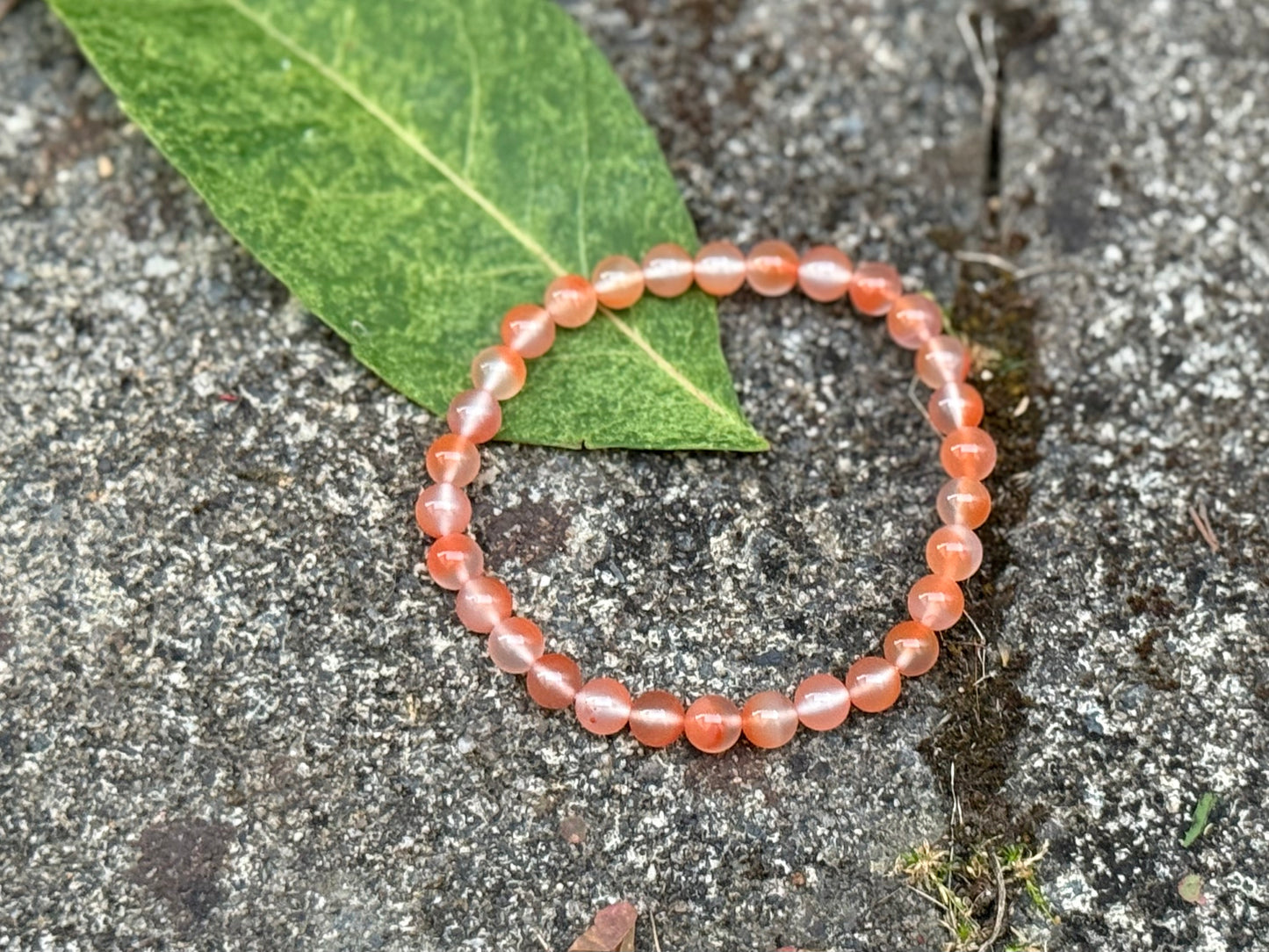 "Blossom Serenity" Ice Flower Agate Bracelet