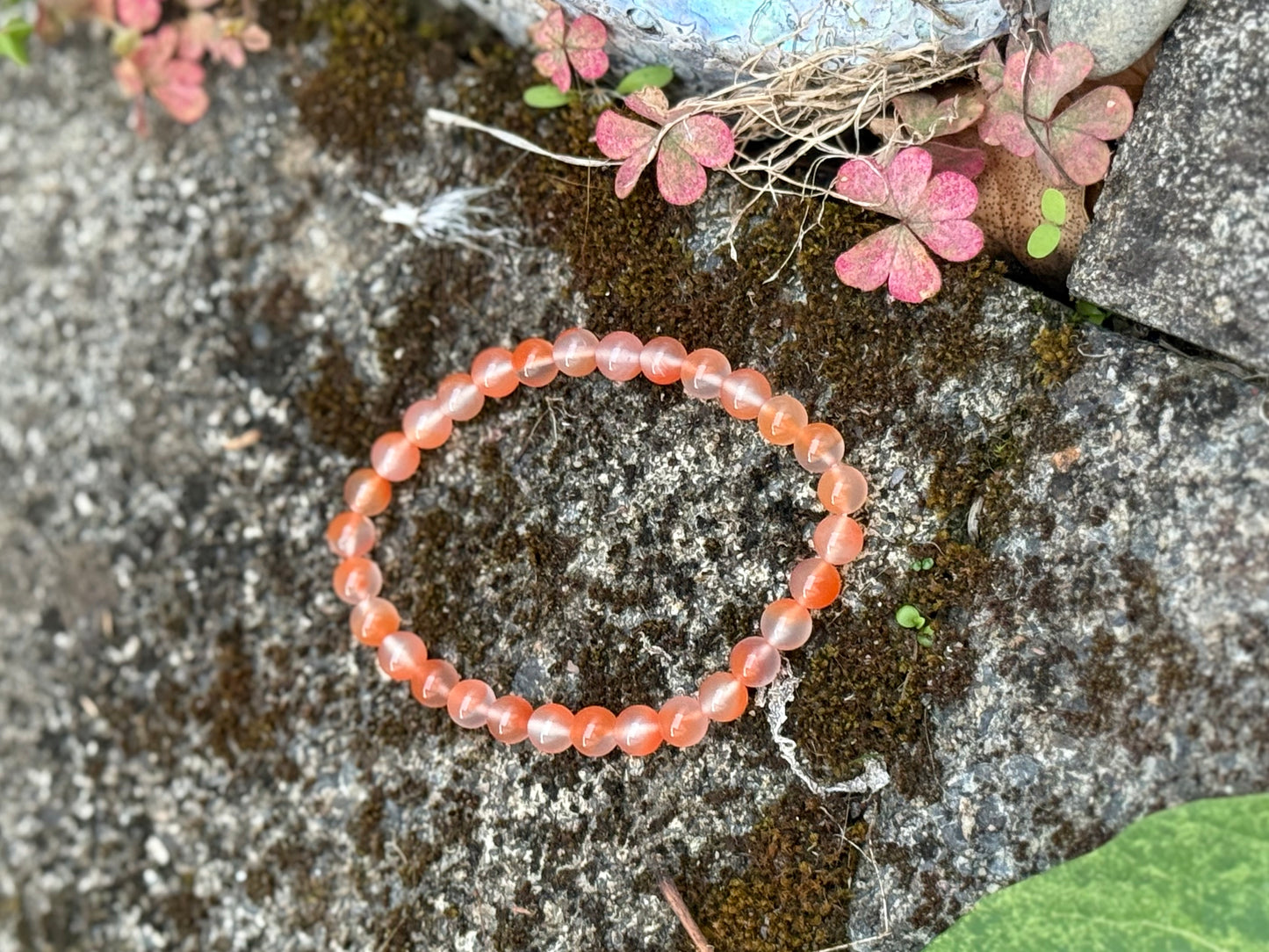 "Blossom Serenity" Ice Flower Agate Bracelet