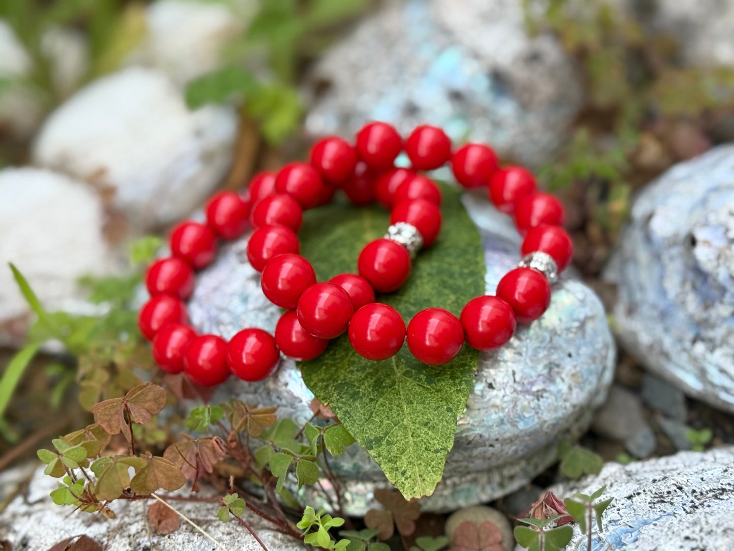 "Scarlet Guardian" Vermilion Bracelet