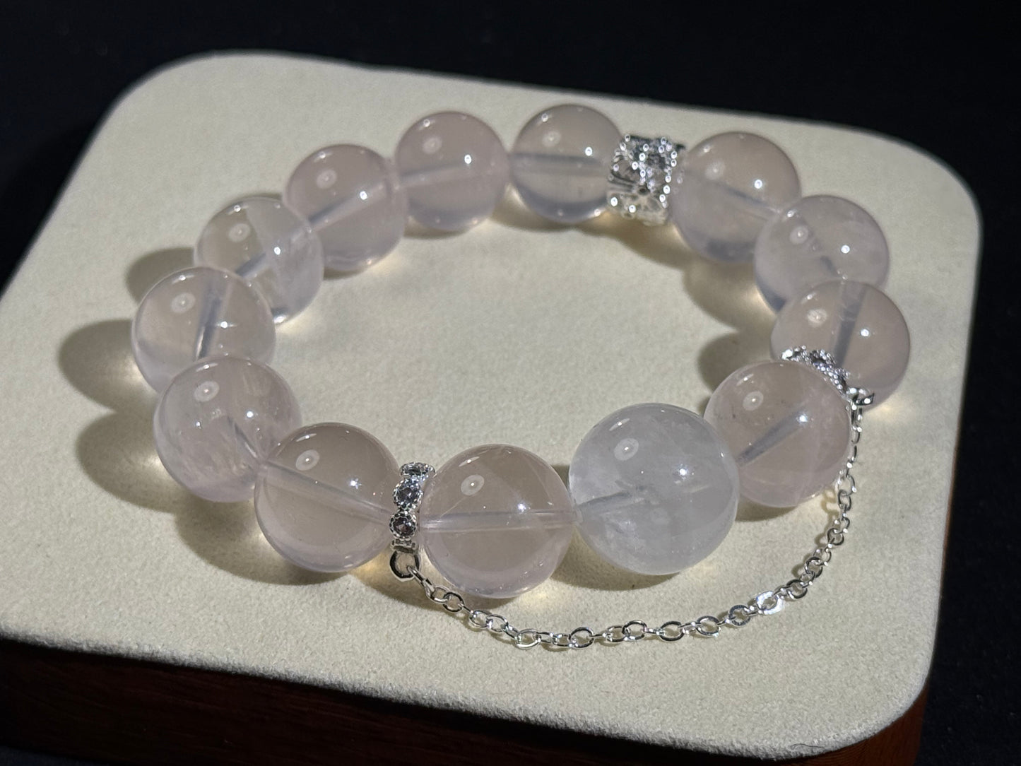 Mozambique Rose Quartz Love Bracelet: Attract & Deepen Love