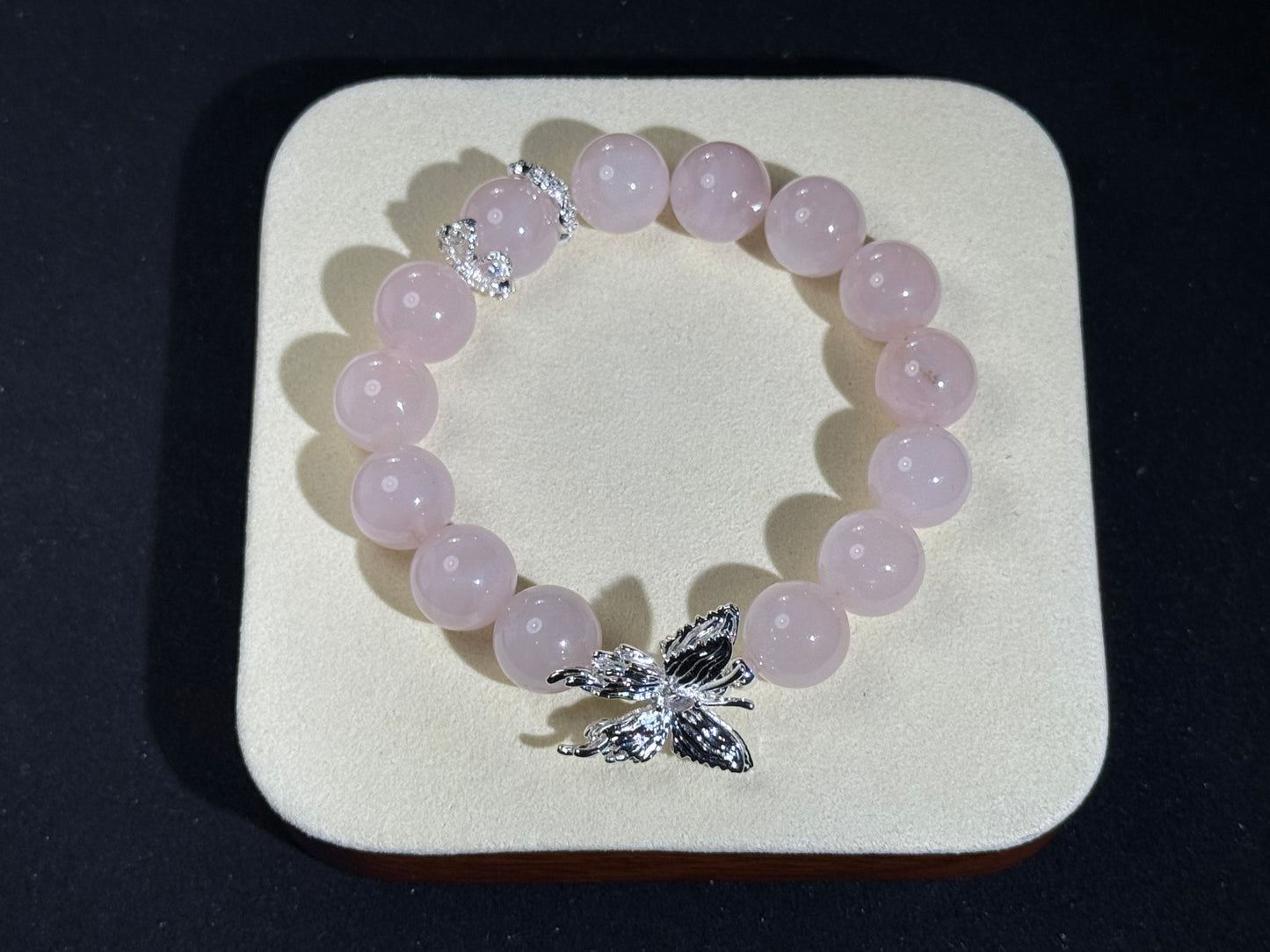 Madagascar Rose Quartz Butterfly Bracelet: The Power of Love & Transformation