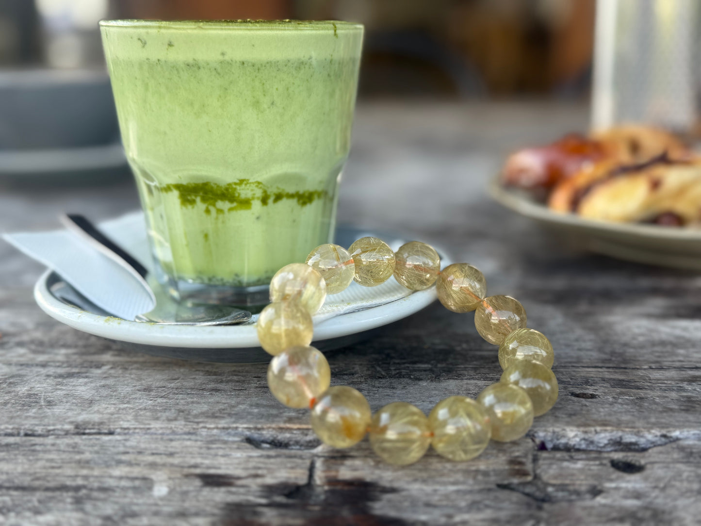 "Venus Radiance" Golden Rutilated Quartz Bracelet