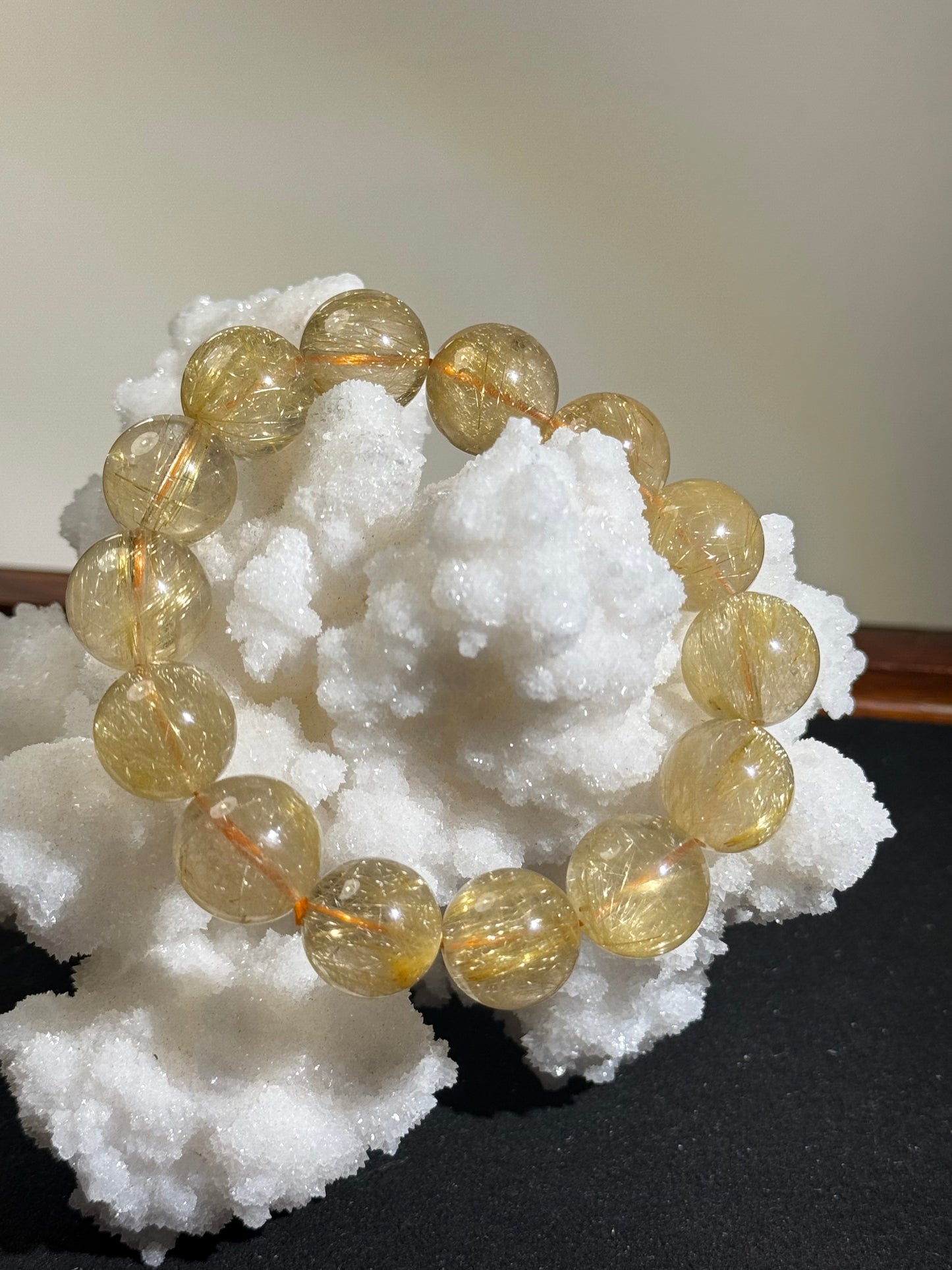 "Venus Radiance" Golden Rutilated Quartz Bracelet
