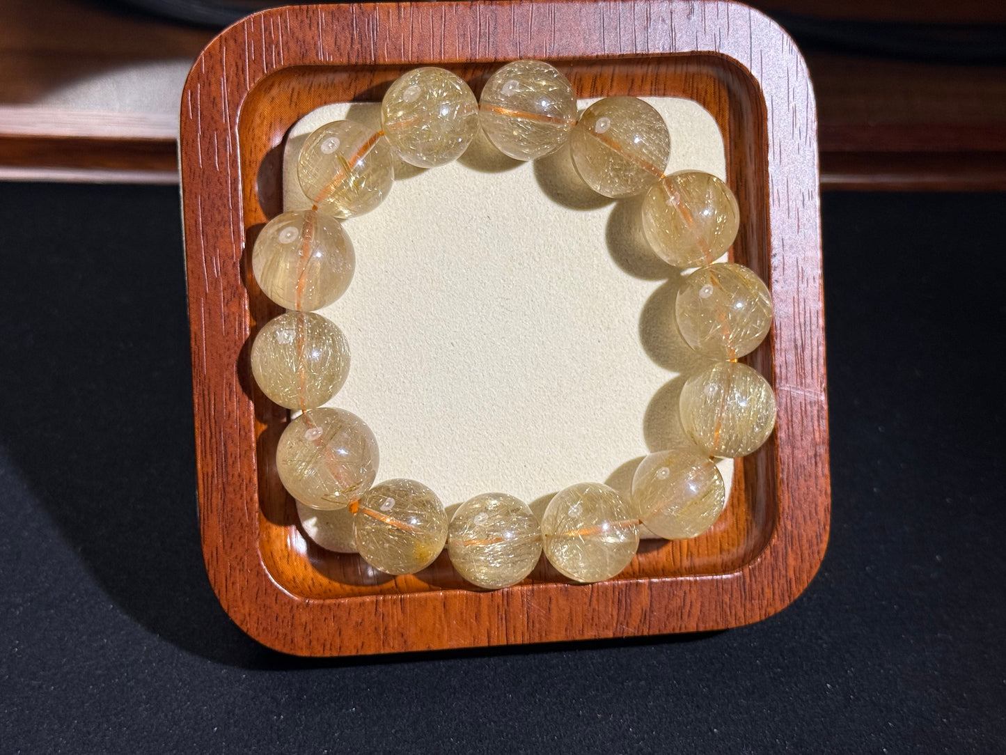 "Venus Radiance" Golden Rutilated Quartz Bracelet