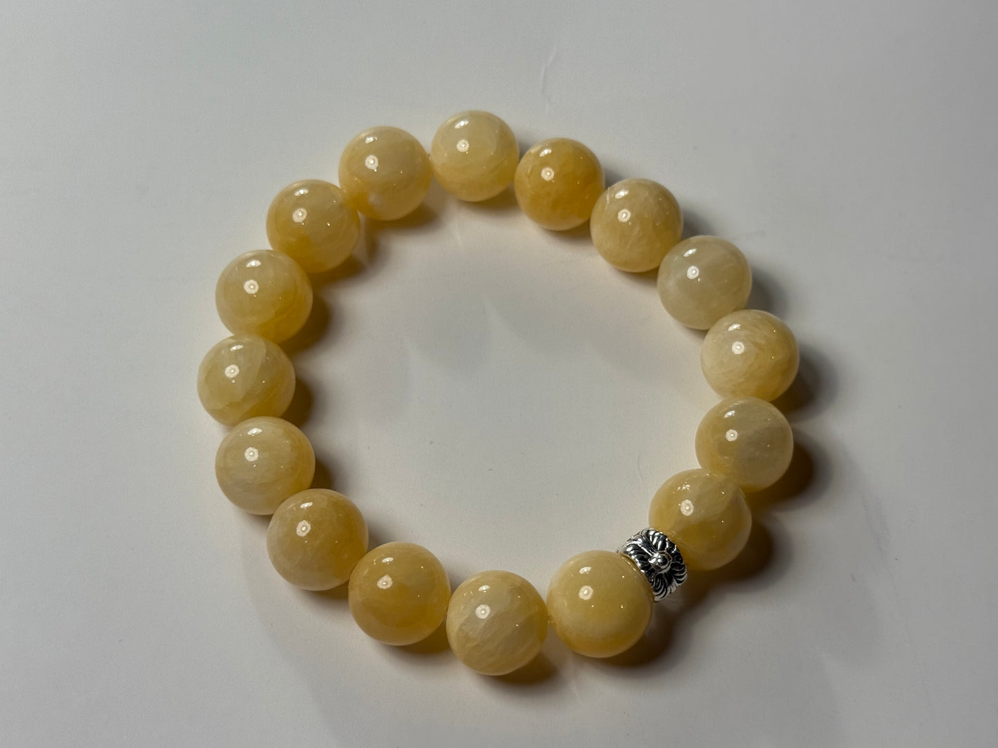 "Golden Harmony" Yellow Jade Bracelet