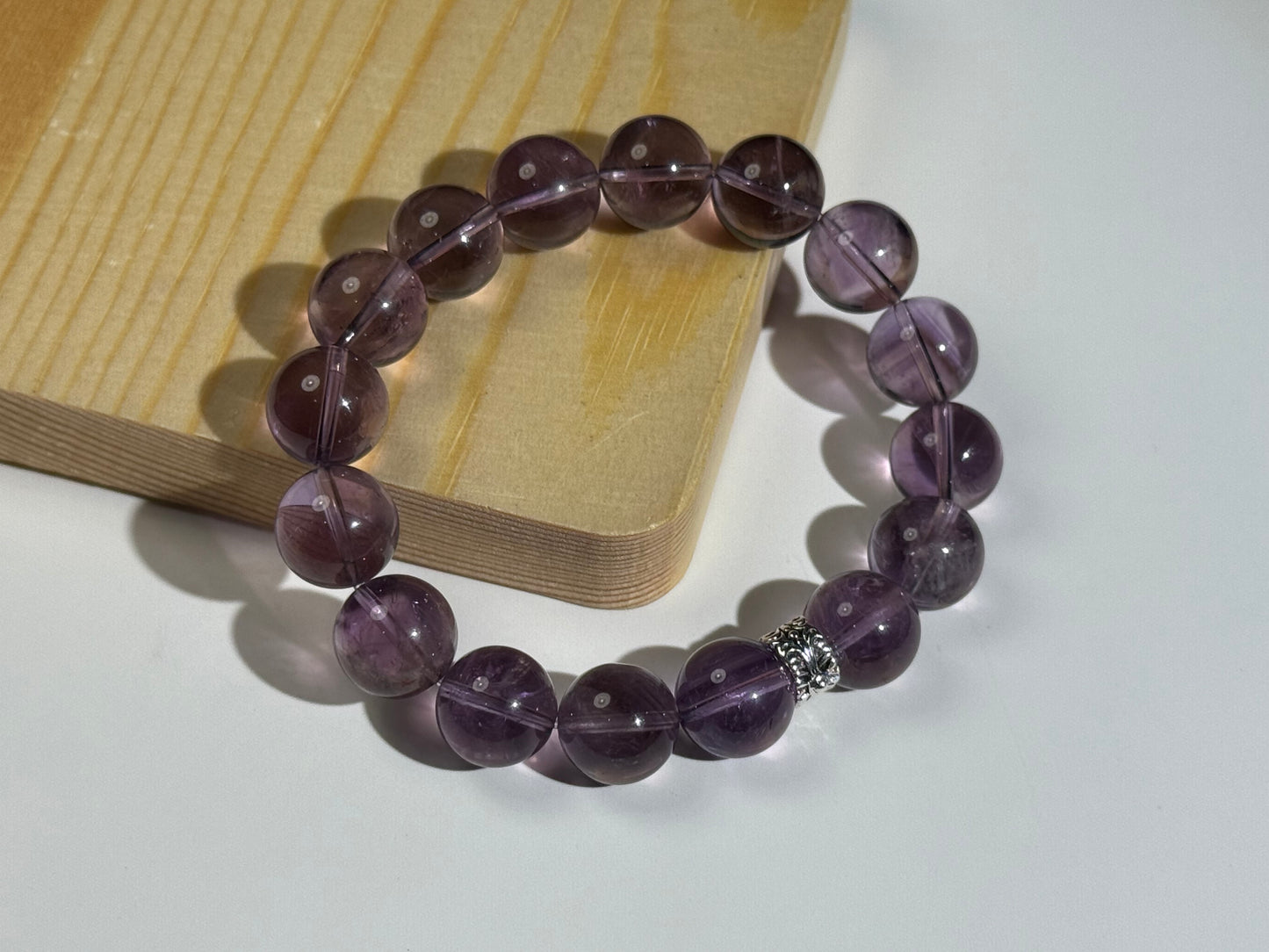 "Royal Amethyst" Brazilian Ice-Clear Amethyst Bracelet