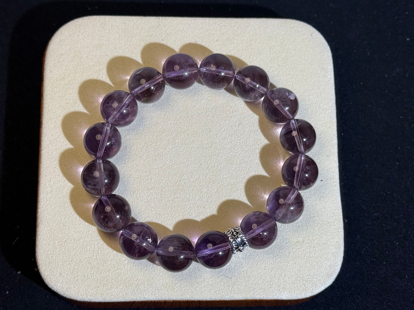 "Royal Amethyst" Brazilian Ice-Clear Amethyst Bracelet