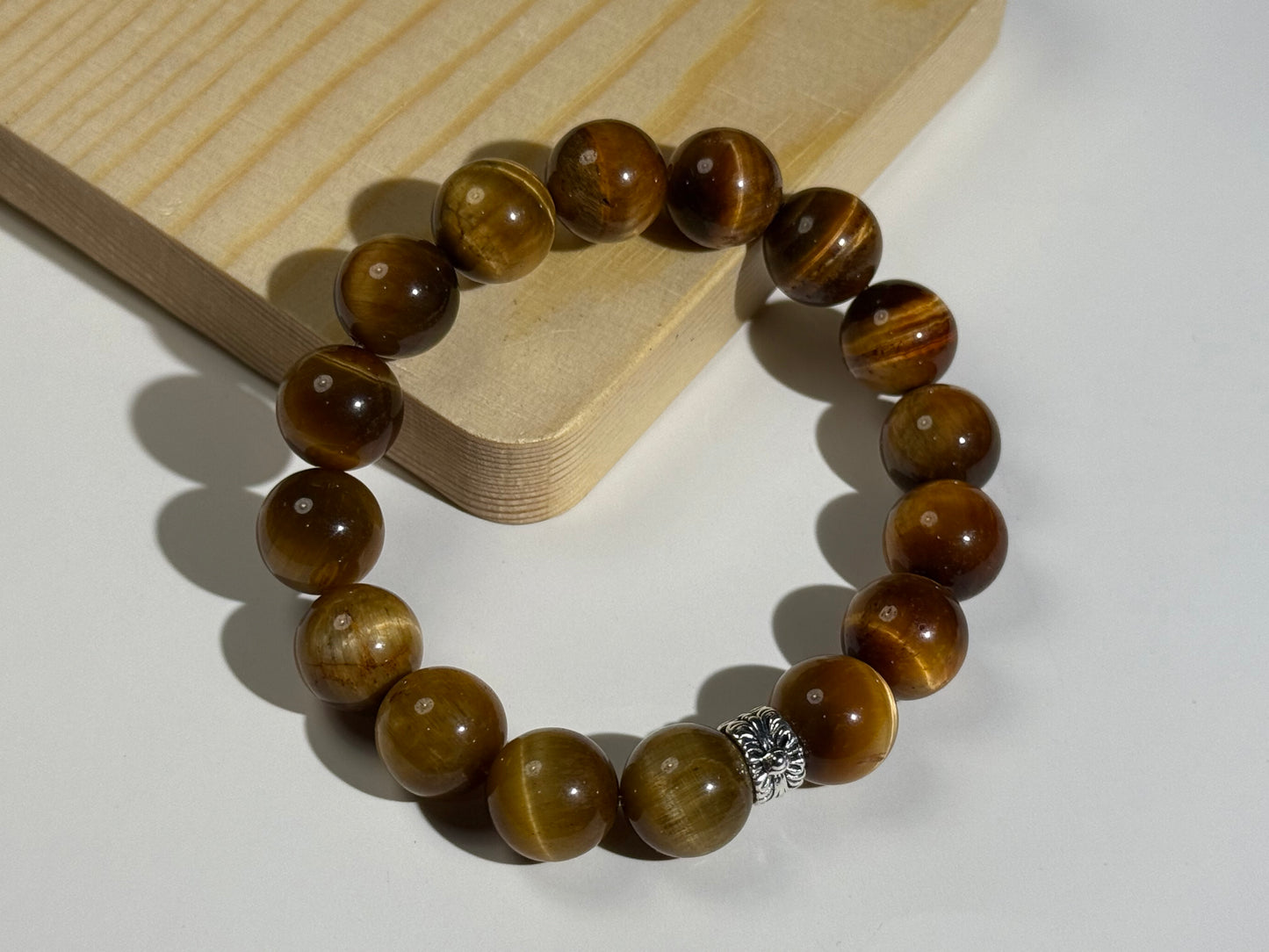 "Tiger’s Radiance" Enhanced Orange Tiger Eye Bracelet