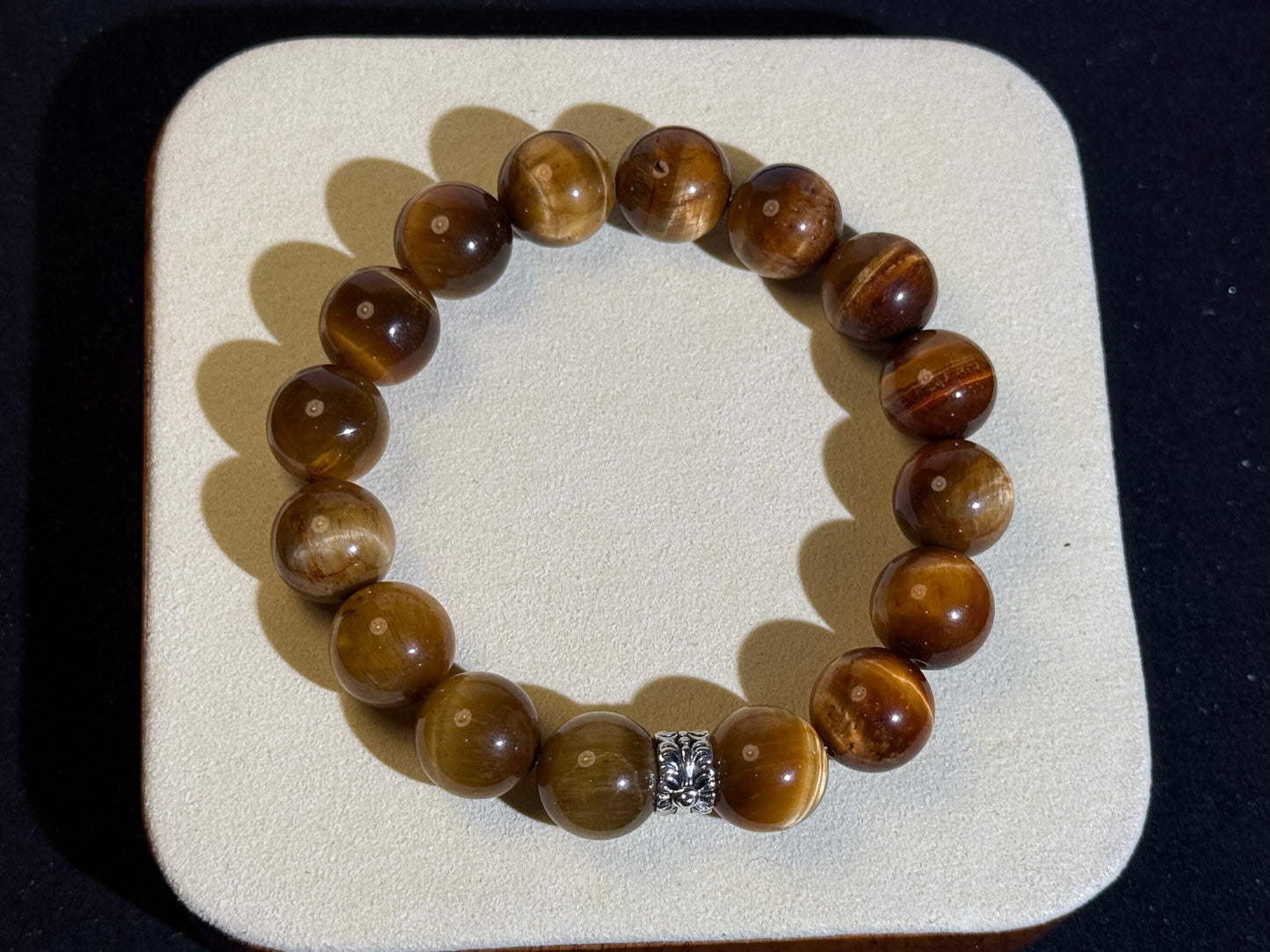 "Tiger’s Radiance" Enhanced Orange Tiger Eye Bracelet
