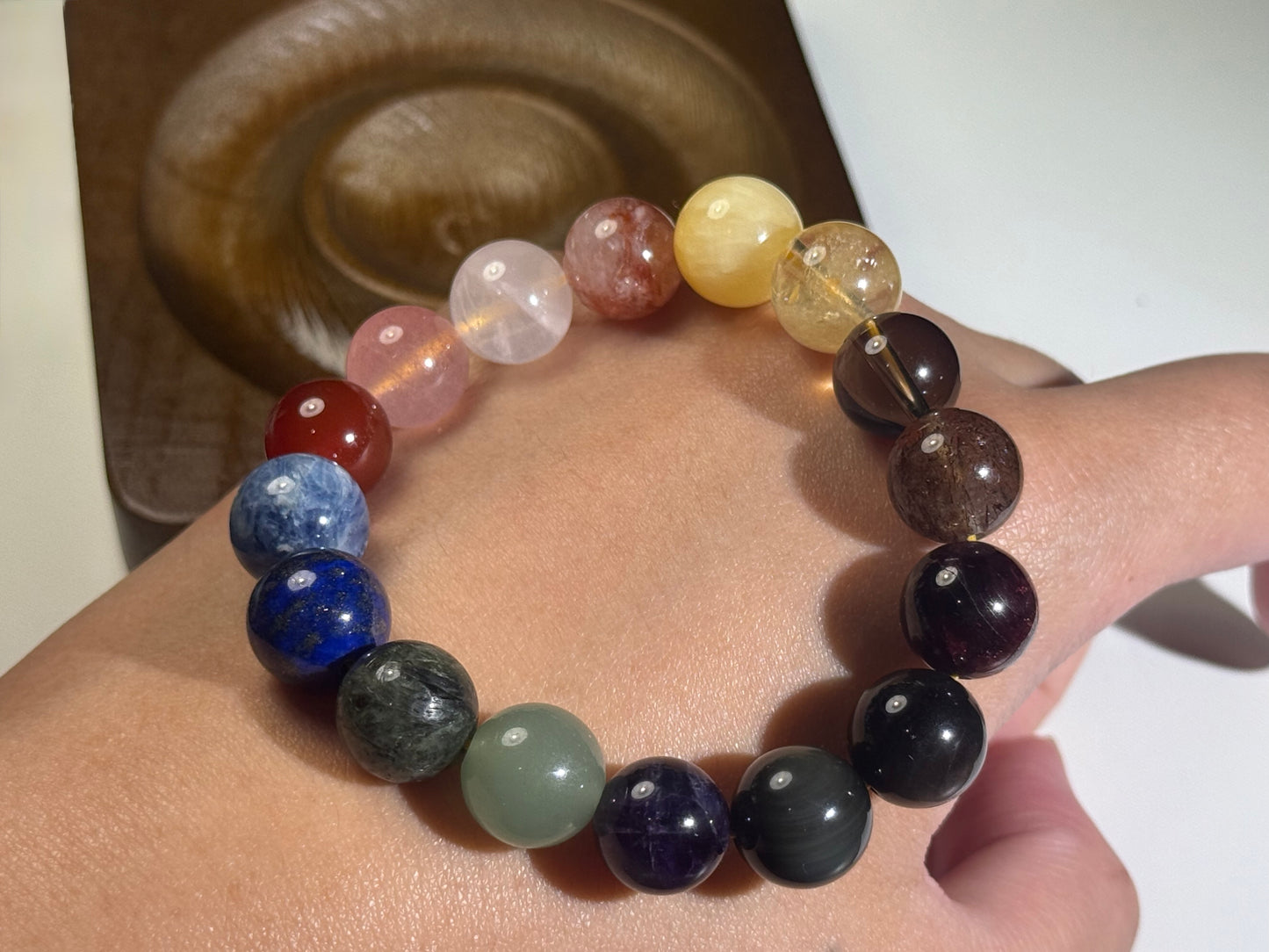 "Celestial Harmony" Multi-Gemstone Bracelet