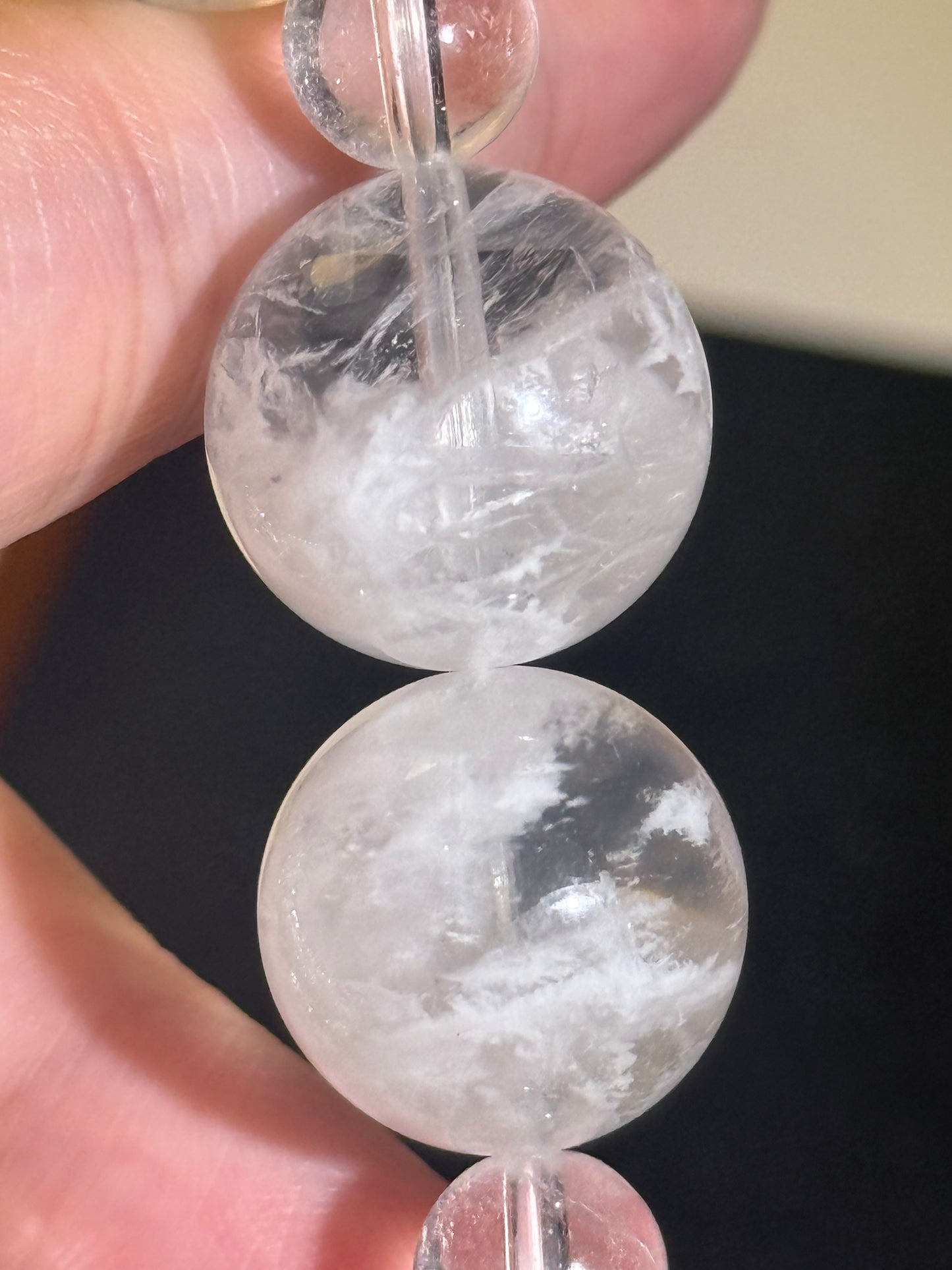 "Winter Enchantment" Snow Phantom Quartz Bracelet