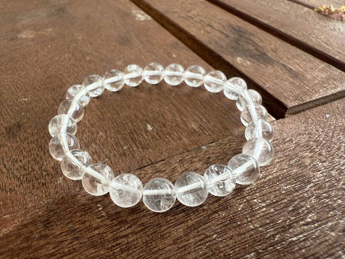 Clear Quartz Crystal Bracelet