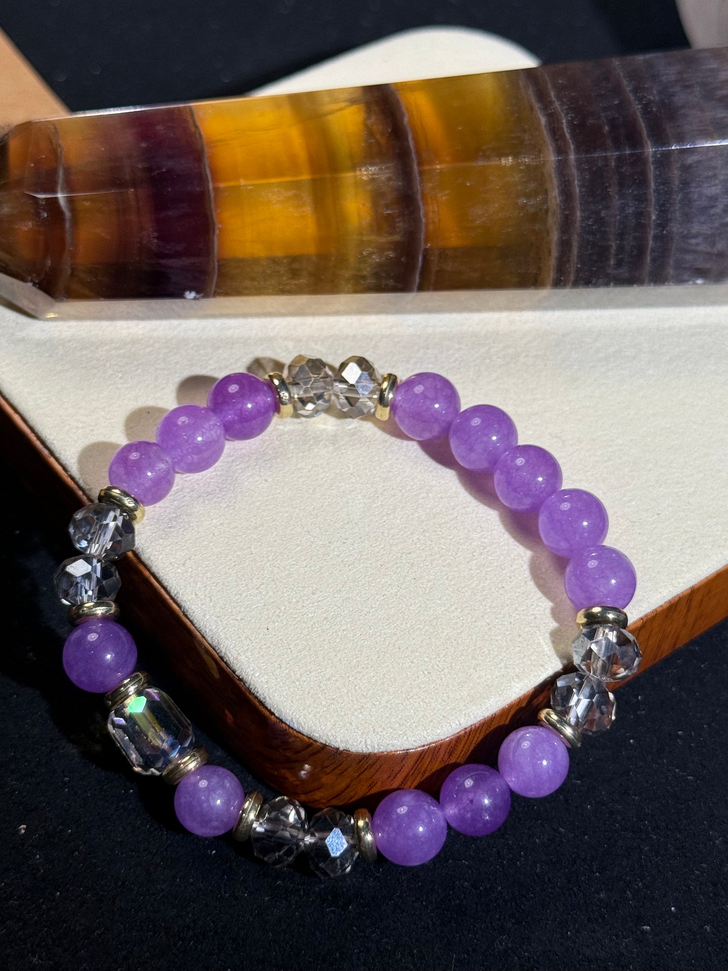 ✔Constellation- Cancer Crystal Bracelet
