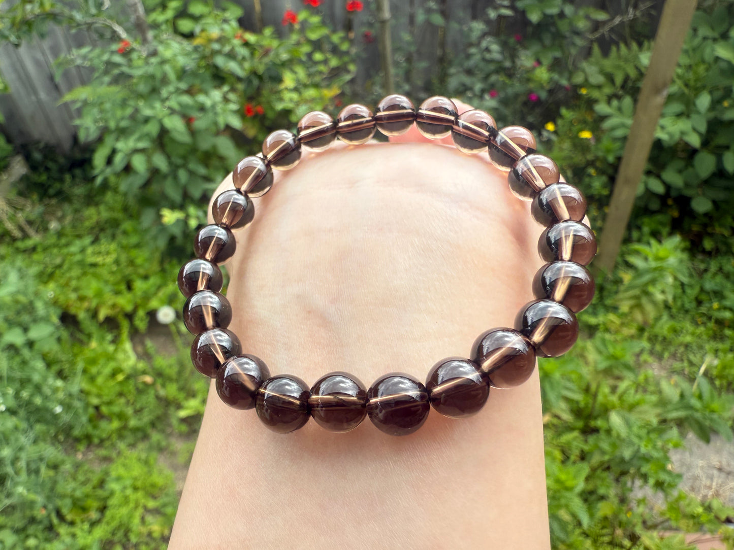 Smoky Quartz Crystal Bracelet