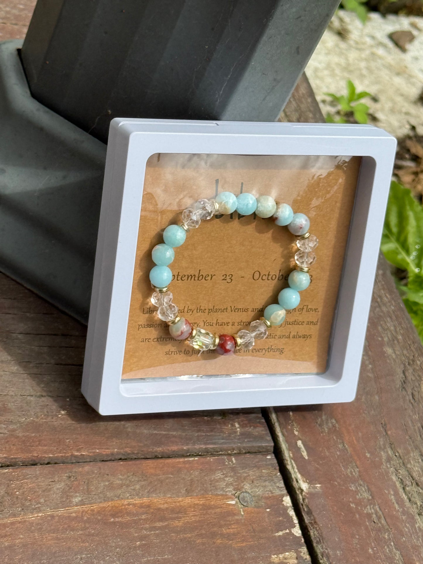 ✔Constellation-Libra Crystal Bracelet
