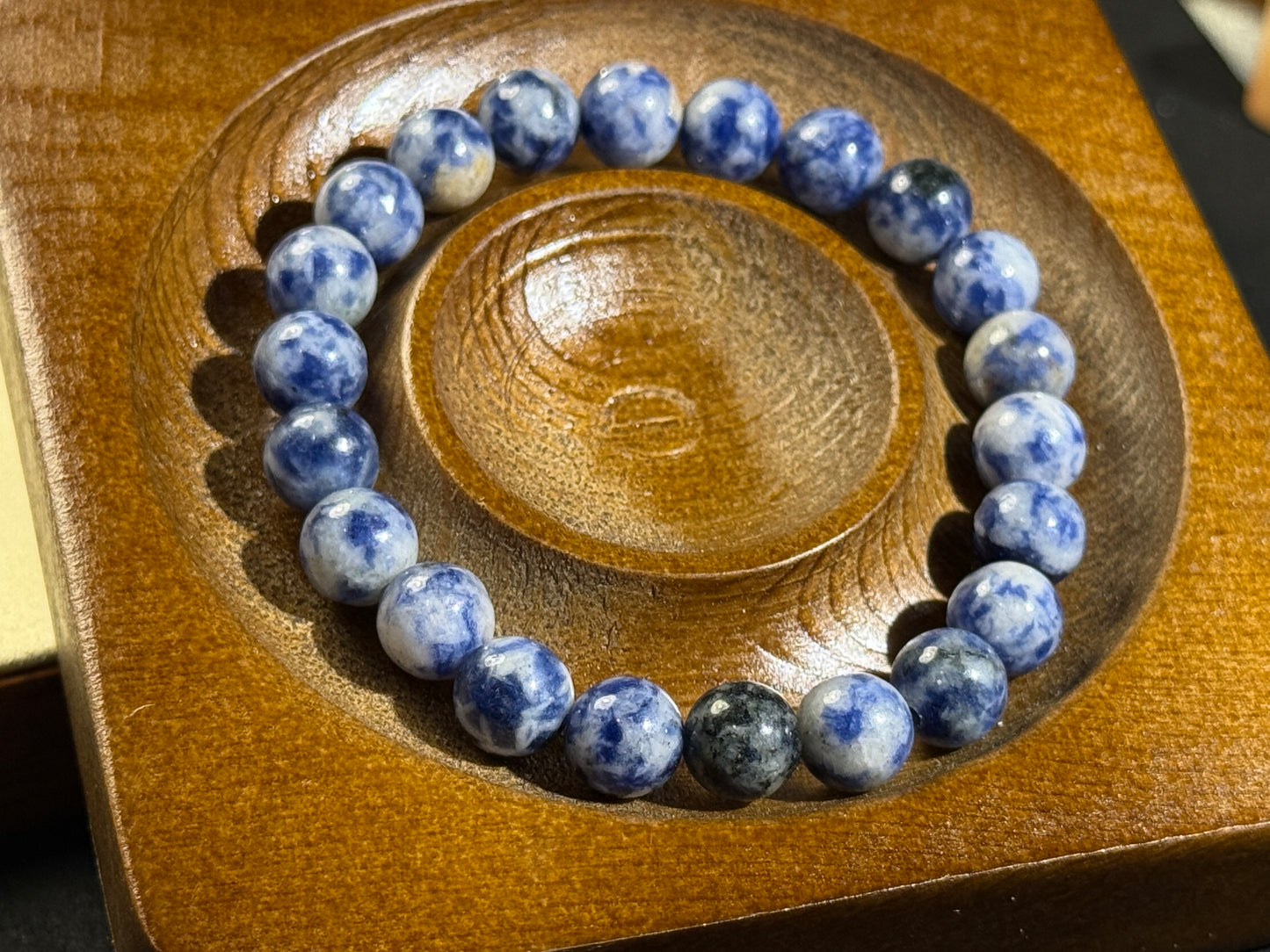✔Piedra de punto azul-9.9