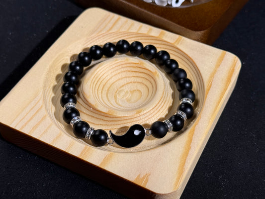 "Twin Forces" Yin-Yang Harmony Couple Bracelets