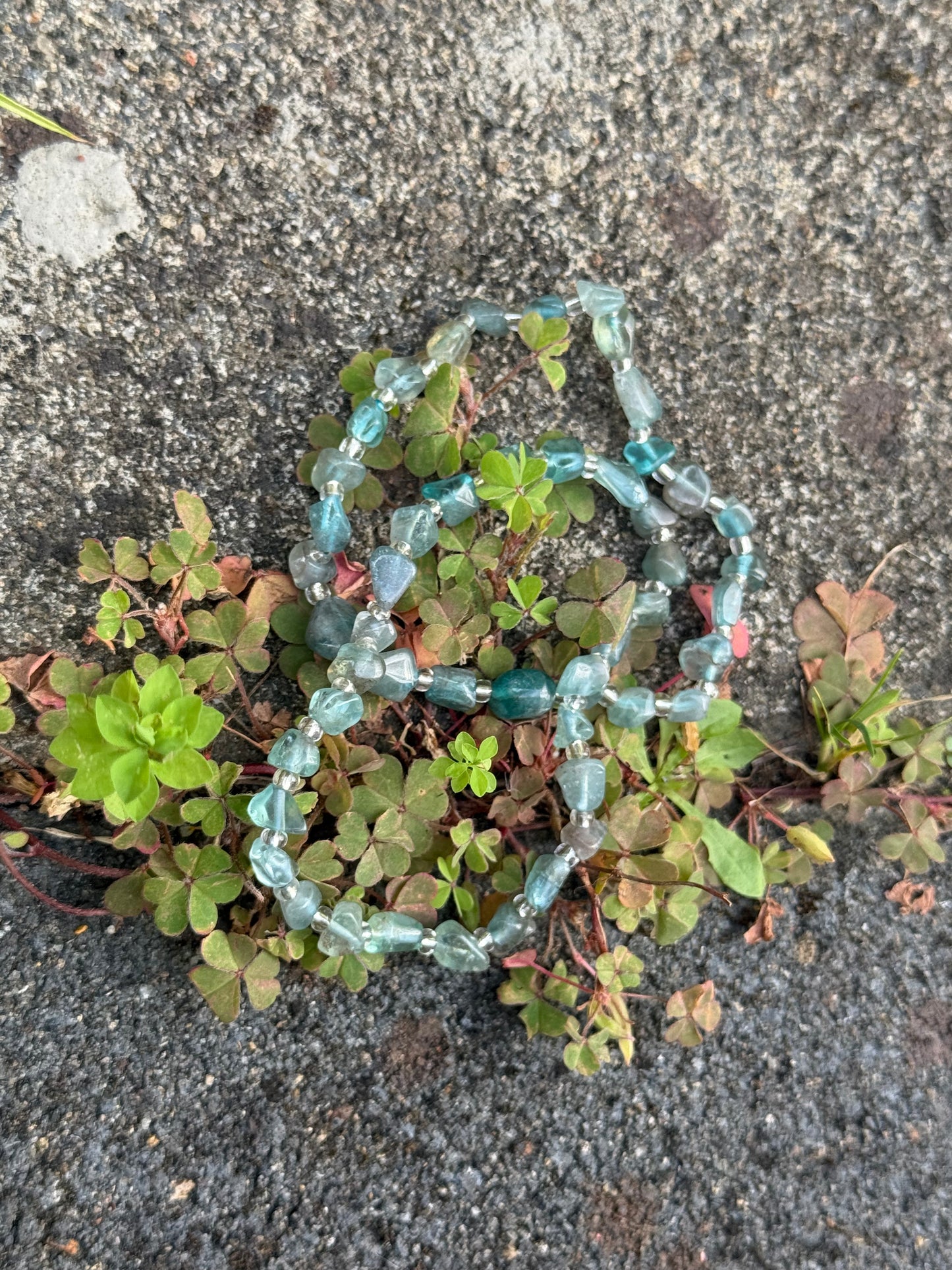 Pulsera de apatita de forma libre