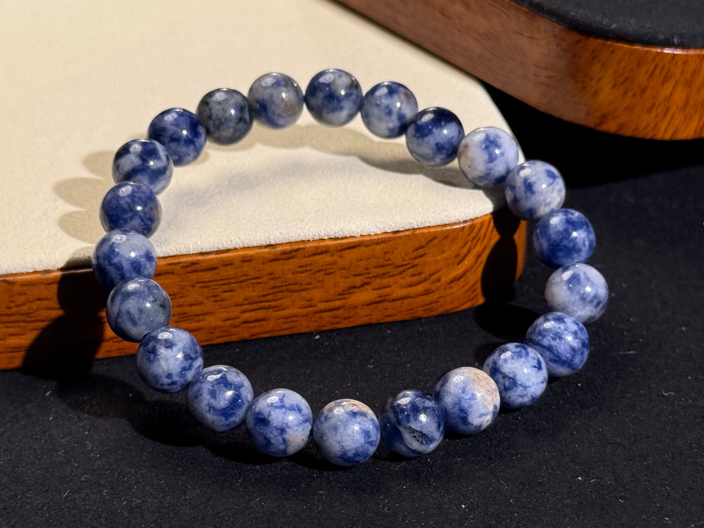 ✔Piedra de punto azul-9.9