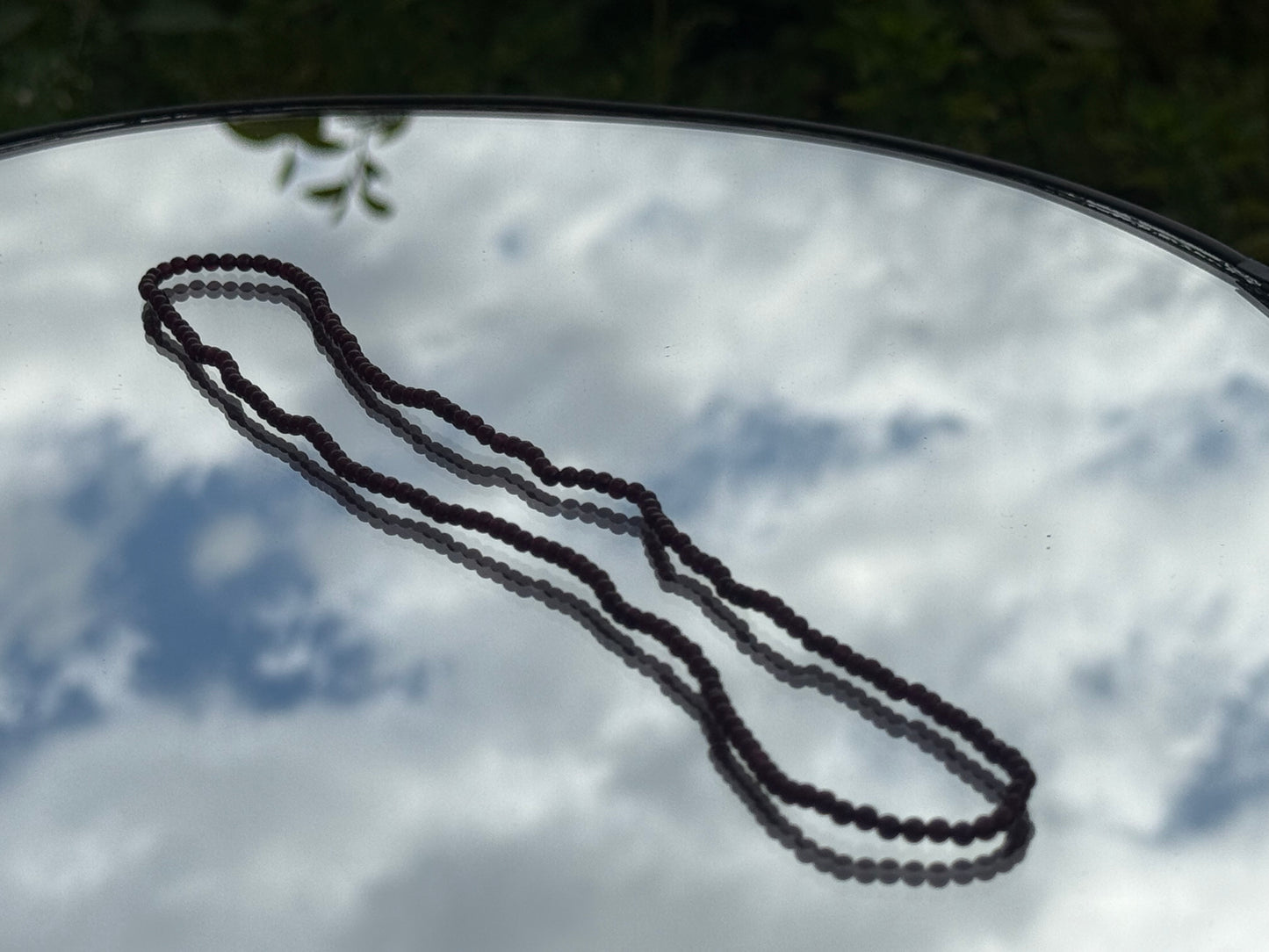 Almandine Garnet multi-circled bracelet