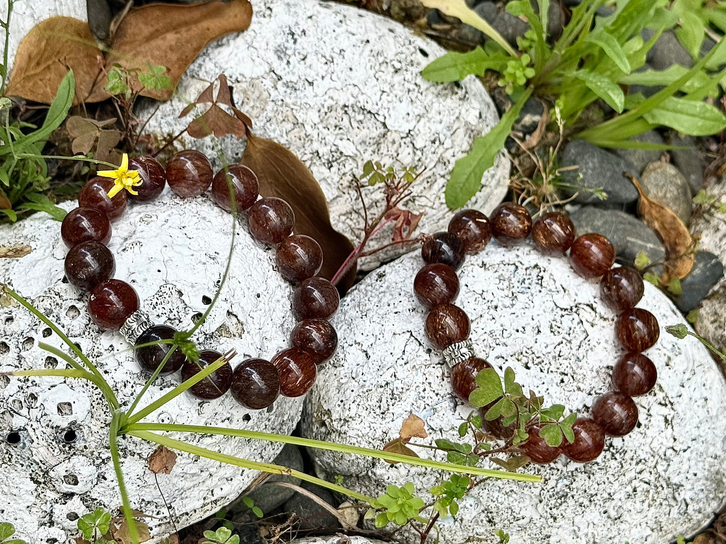 "Shadow Sovereign" Black Golden Rutilated Quartz Bracelet