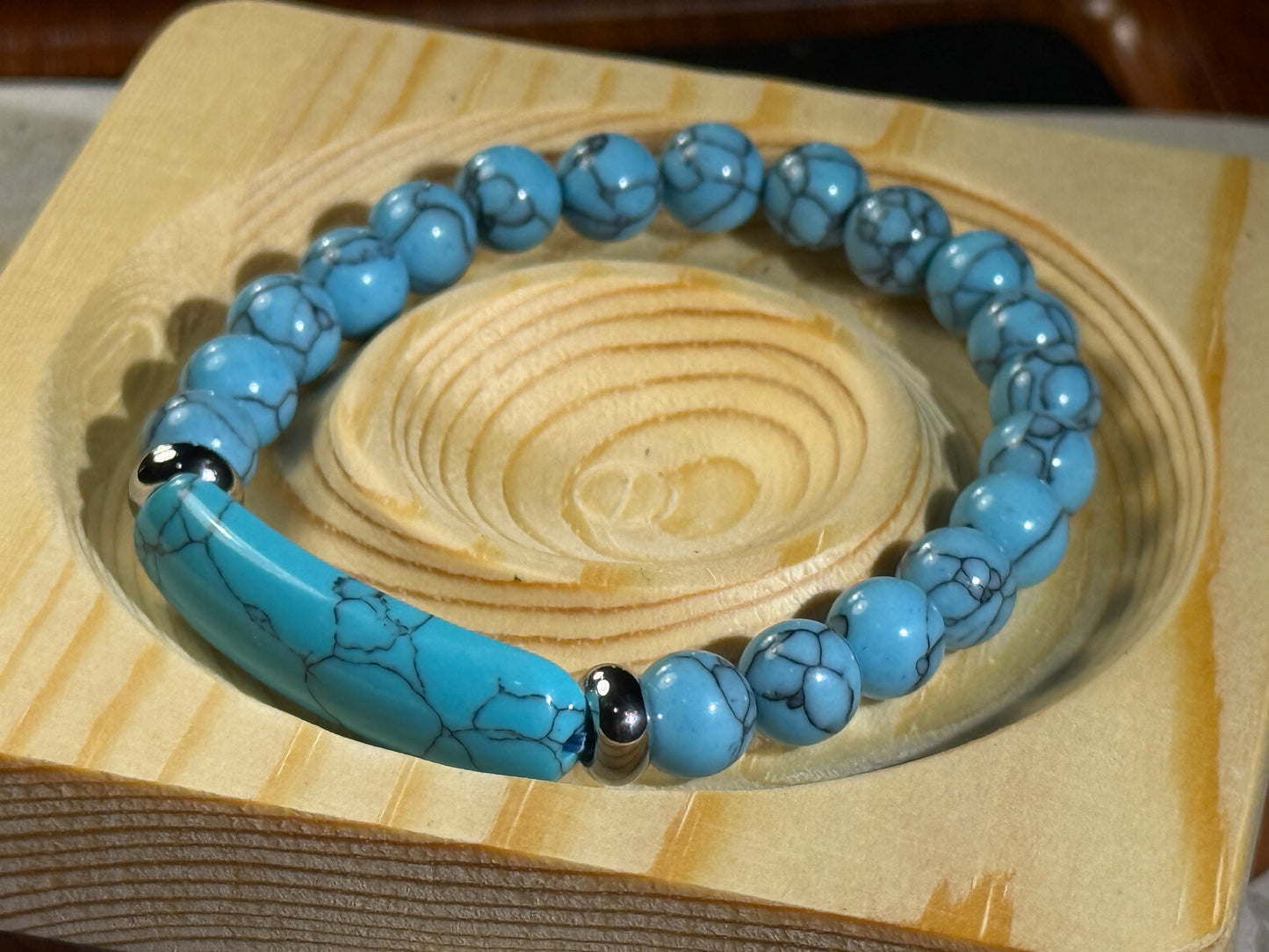Turquoise Bridge Bracelet Synthetic