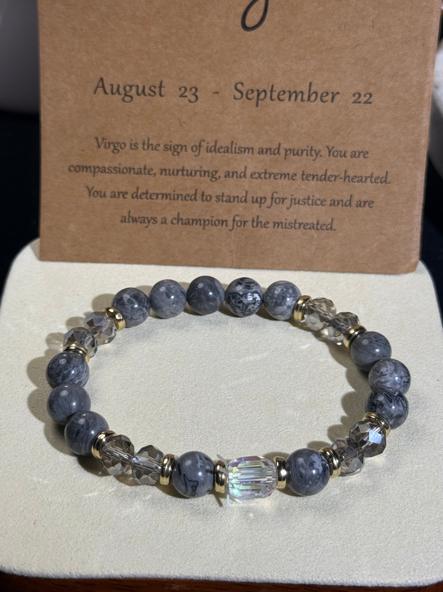 ✔Constellation- Virgo Crystal Bracelet