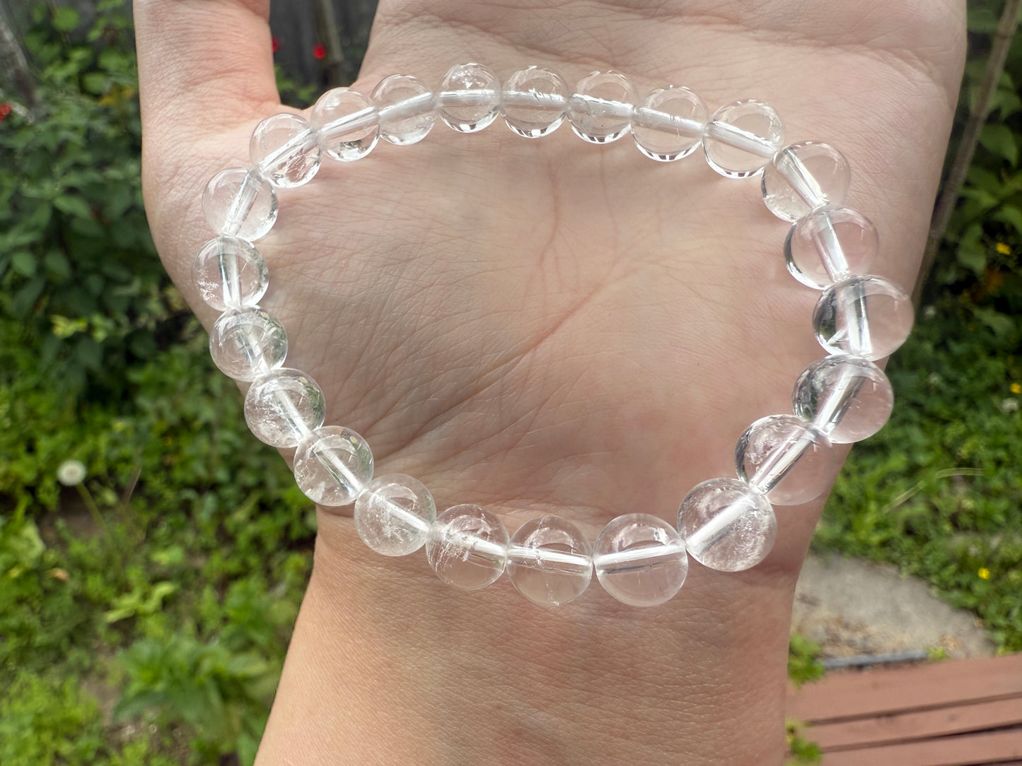 Clear Quartz Crystal Bracelet
