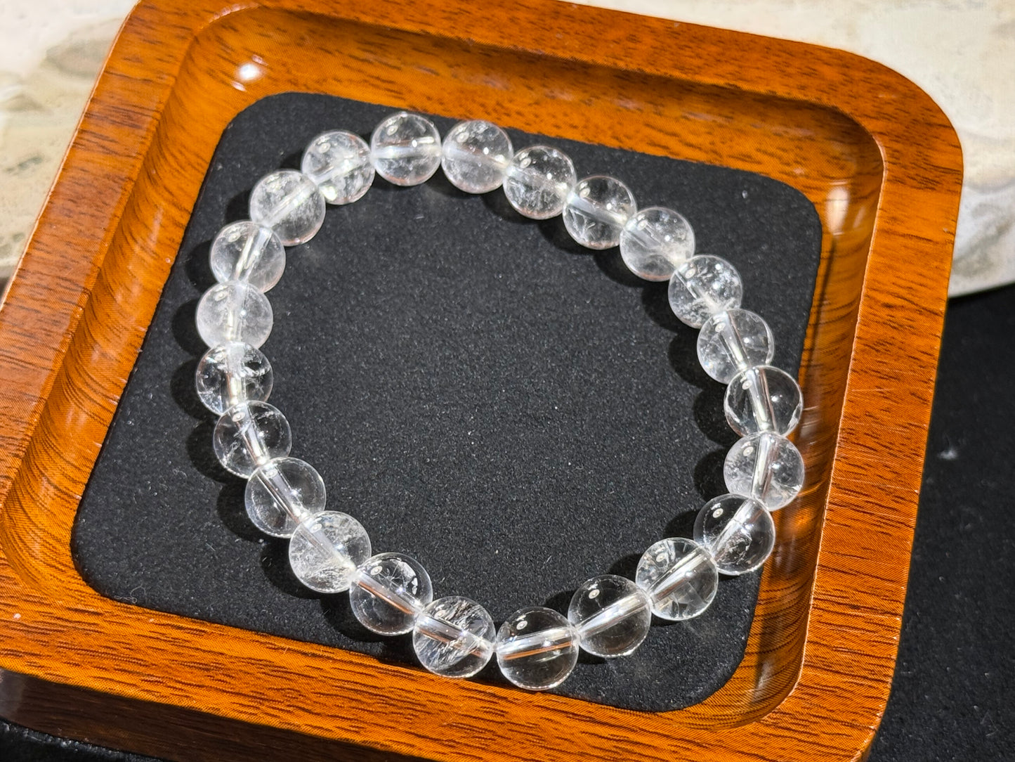 Clear Quartz Crystal Bracelet