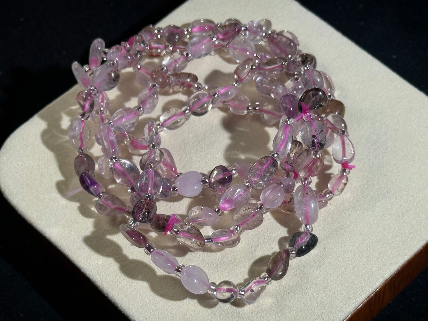 Pulsera de cristal Super Seven Freeform