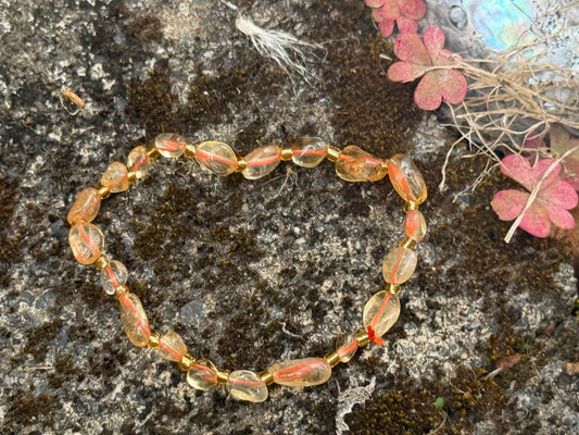 Citrine Freeform Bracelet