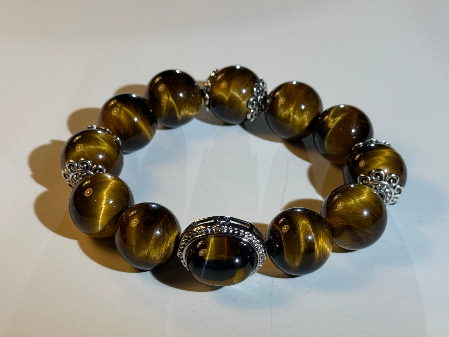 The Eye of the King | Golden Tiger’s Eye Energy Bracelet