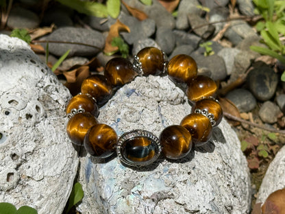 The Eye of the King | Golden Tiger’s Eye Energy Bracelet