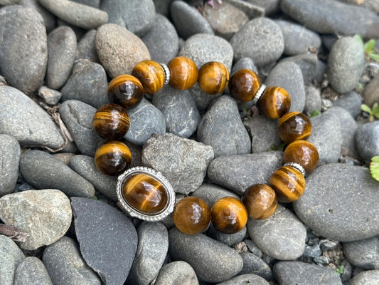 The Eye of the King | Golden Tiger’s Eye Energy Bracelet