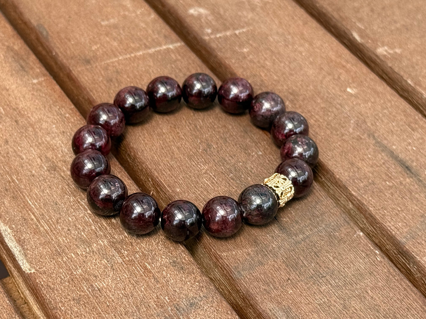 "Goddess’s Blood" Garnet Bracelet