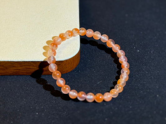"Blossom Serenity" Ice Flower Agate Bracelet