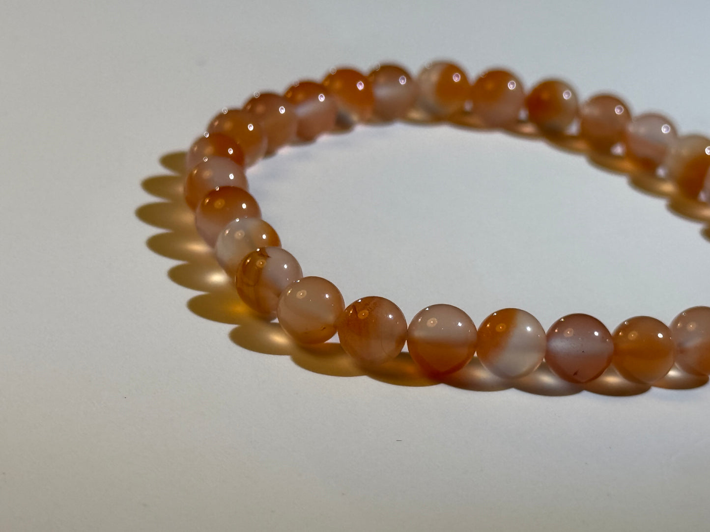 "Blossom Serenity" Ice Flower Agate Bracelet