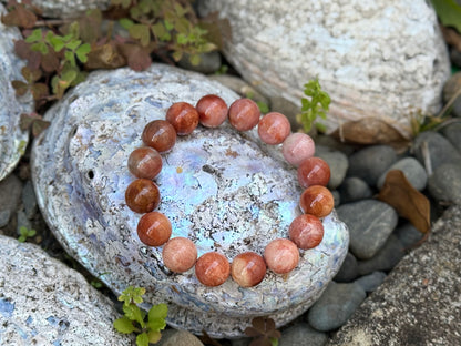 "Ancient Ocean Bloom" Fossilized Coral Bracelet
