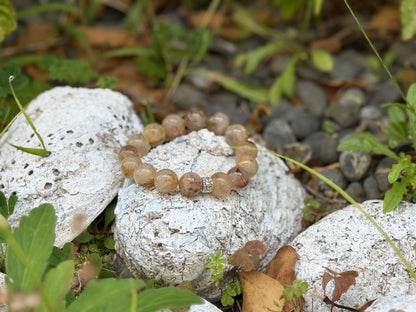 "Golden Guardian" Titanium Rutilated Quartz Bracelet