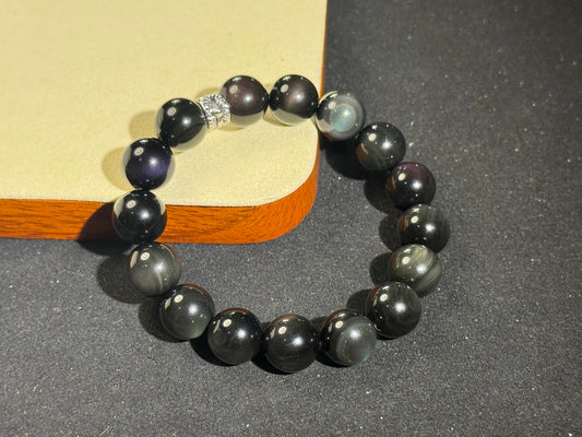 "Shadow Guardian" Obsidian Bracelet 🖤