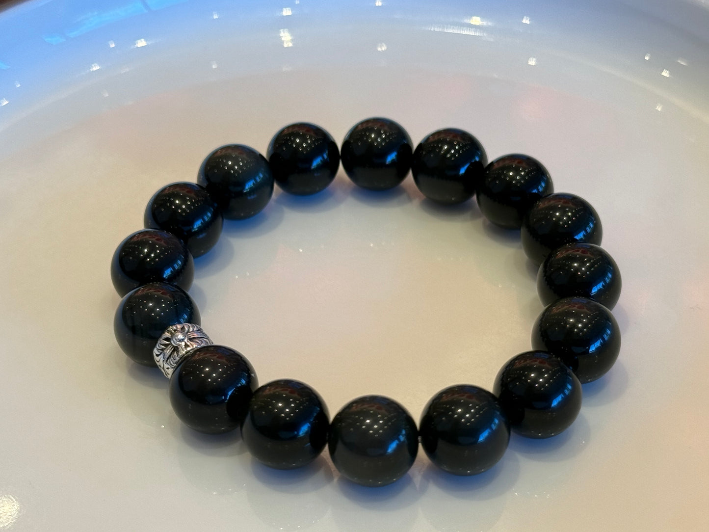 "Shadow Guardian" Obsidian Bracelet 🖤