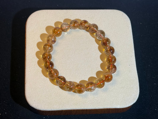 "Golden Pinnacle" Yellow Rutile Quartz Bracelet
