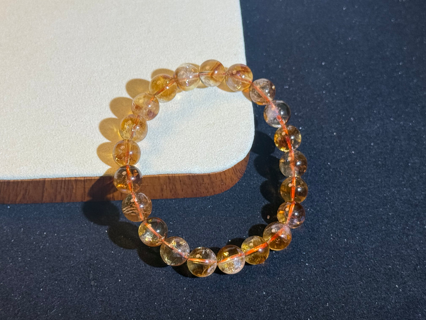"Golden Pinnacle" Yellow Rutile Quartz Bracelet