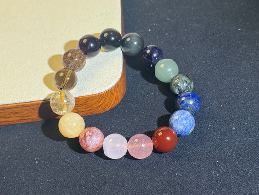 "Celestial Harmony" Multi-Gemstone Bracelet