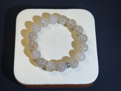 "Golden Radiance" Cotton-Included Golden Rutilated Quartz Bracelet