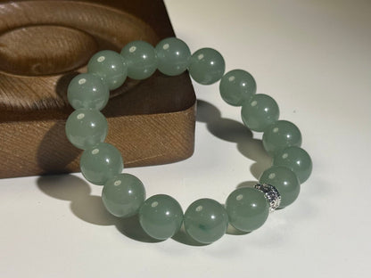 "Emerald Serenity" Green Aventurine Bracelet