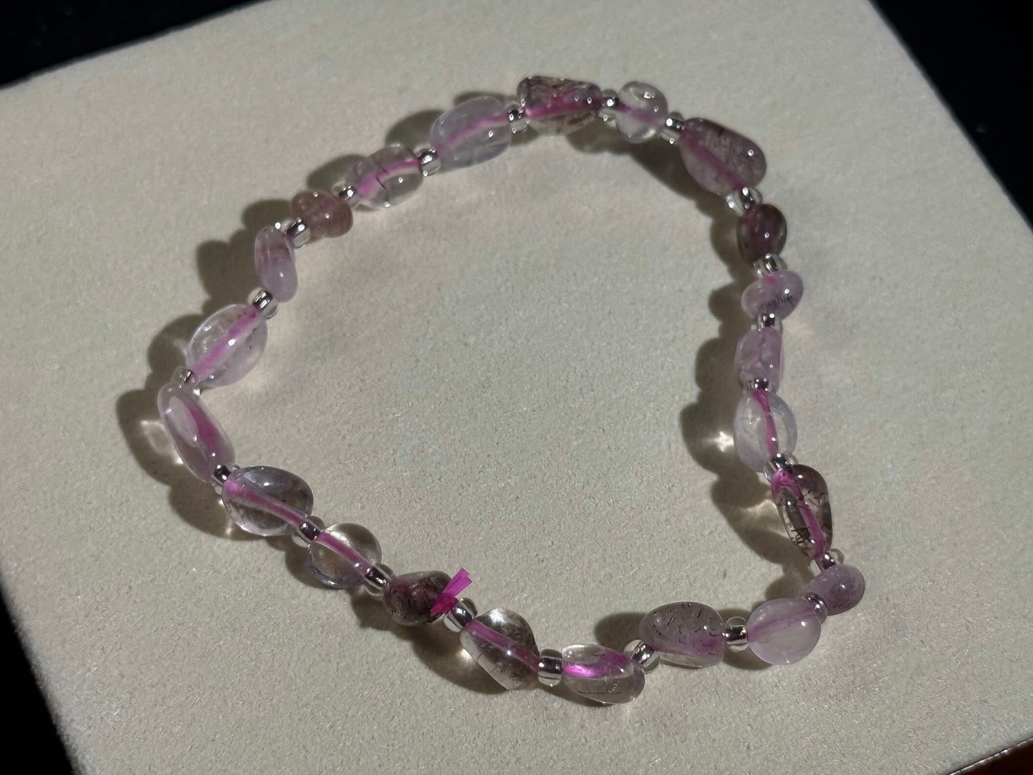 Pulsera de cristal Super Seven Freeform