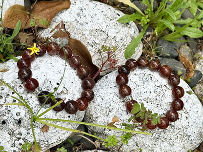 "Shadow Sovereign" Black Golden Rutilated Quartz Bracelet